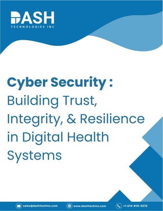 Cyber Security - Building Trust, Integrity & Resilience in Digital ...