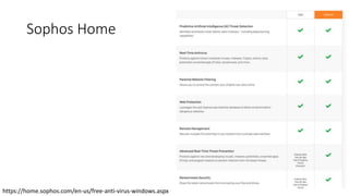 Sophos Home
https://home.sophos.com/en-us/free-anti-virus-windows.aspx
 