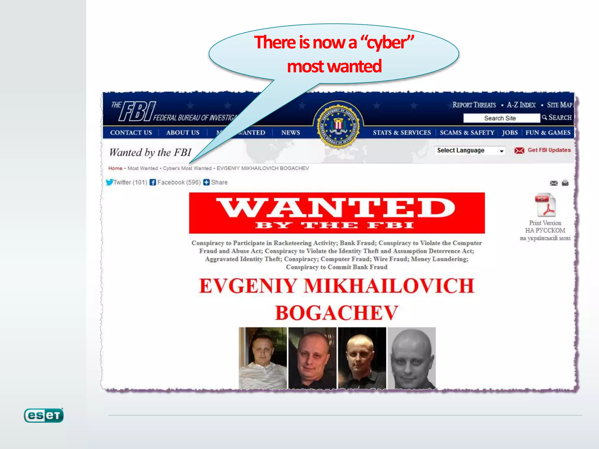 Thereisnowa“cyber”
mostwanted
 