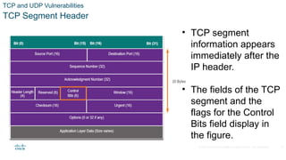 Understanding TCP/IP Vulnerabilities and Network Attacks in ...