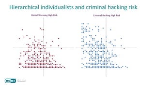 Hierarchical individualists and criminal hacking risk
 