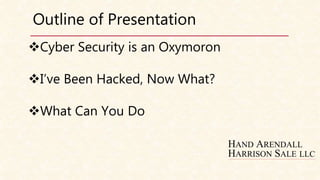 Cyber Security And Fl Data Breach Pptx