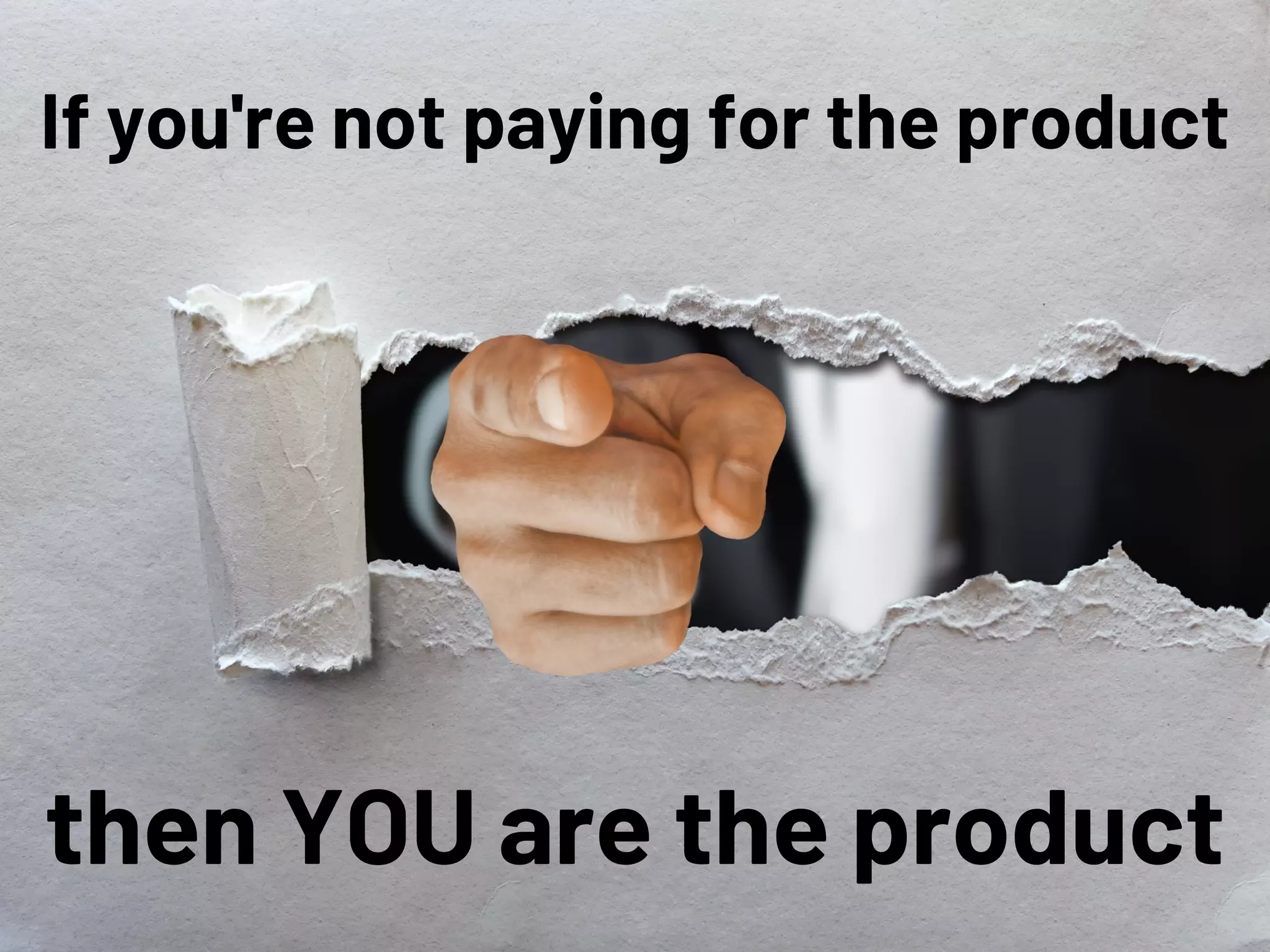 NETSQUARE
If you're not paying for the product
then YOU are the product
 