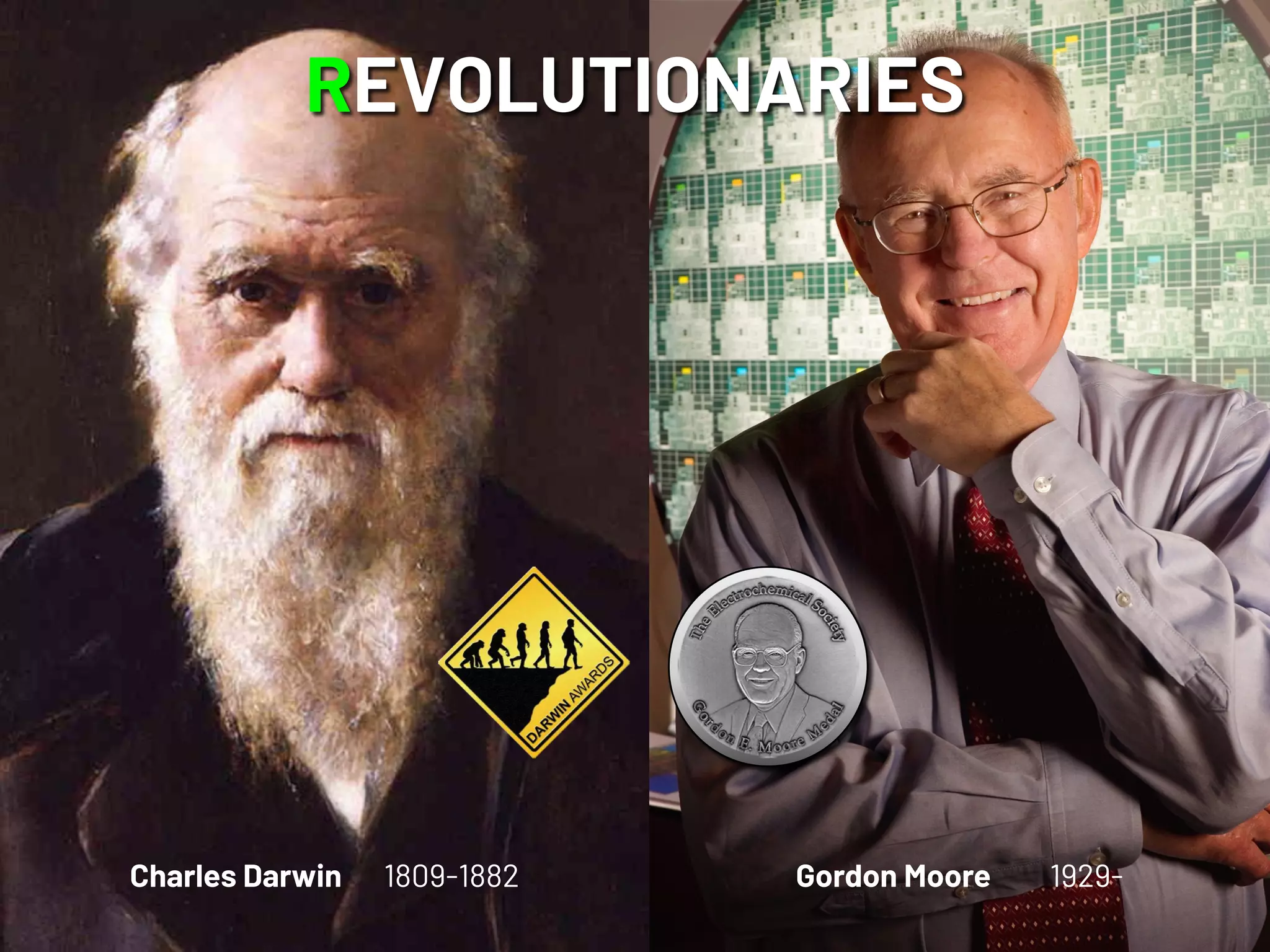 NETSQUARE
Charles Darwin 1809-1882 Gordon Moore 1929-
REVOLUTIONARIES
 