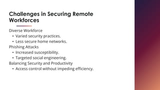 Cybersecurity And The Future Of Work Securing Remote Workforces In 2024 And Beyond Pptx Cybersecurity And The Future Of Work Securing Remote Workforces In 2024 And Beyond Pptx