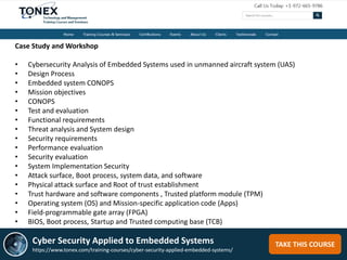 Cyber security applied to embedded systems | PPTX