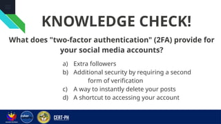 CYBERSECURITY AWARENESS AND ORIENTATION PRESENTATION | PPTX
