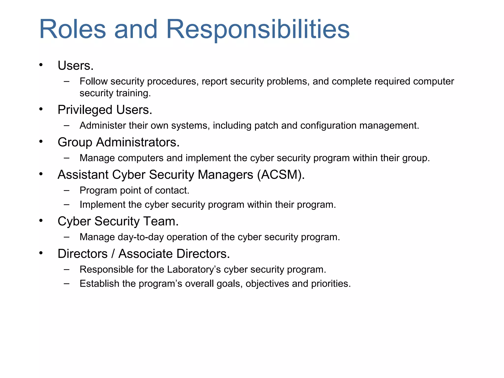 Cyber security awareness training by cyber security infotech(csi) | PPT