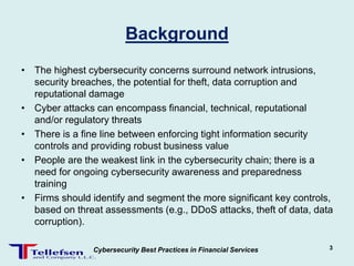 Cybersecurity Best Practices in Financial Services | PPTX