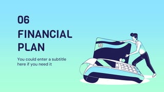 FINANCIAL
PLAN
You could enter a subtitle
here if you need it
06
 