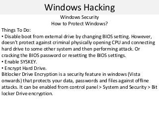 Cyber security and ethical hacking 9 | PPTX
