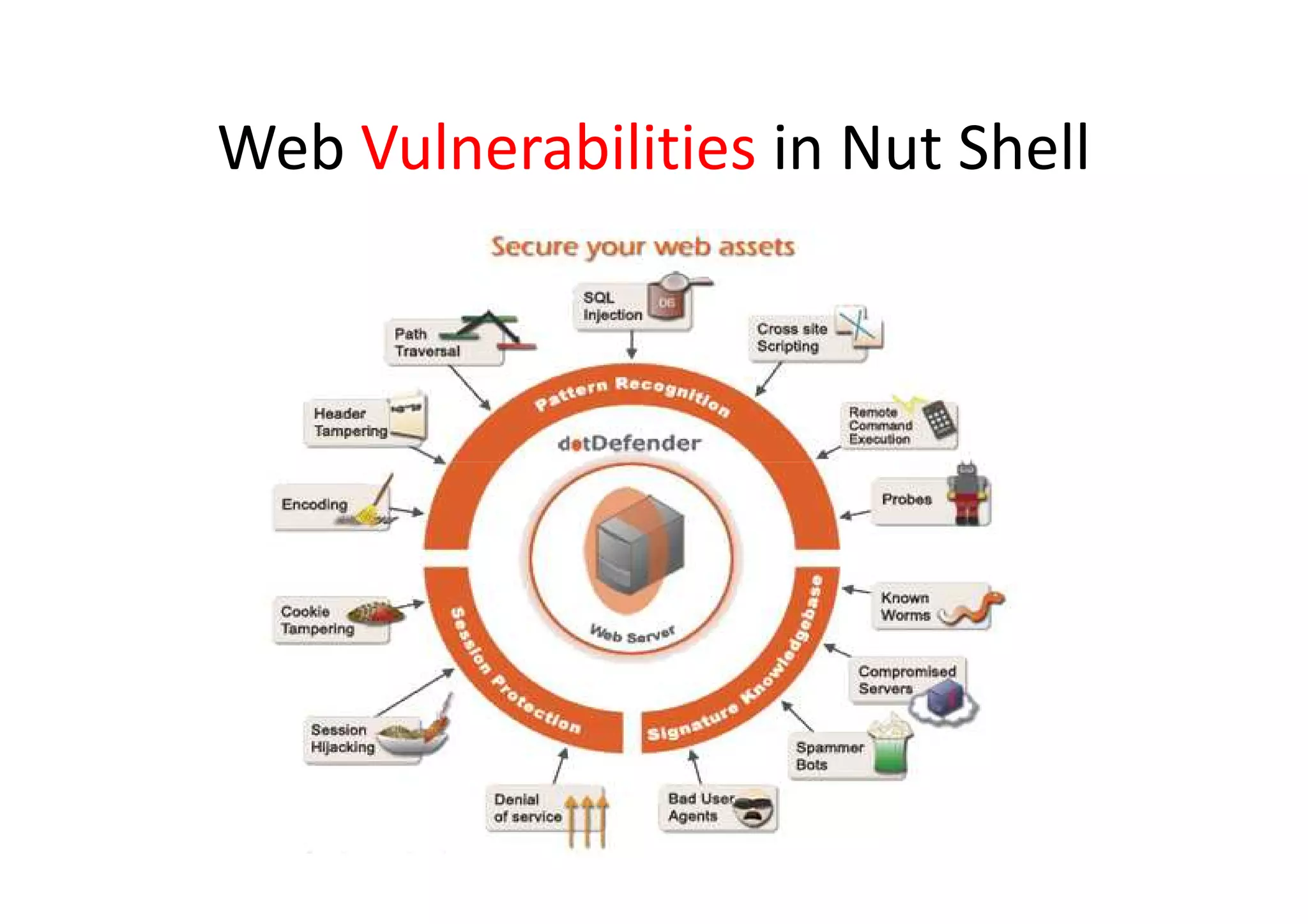 Web Vulnerabilities in Nut Shell
 