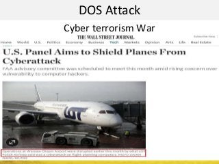 DOS Attack
Cyber terrorism War
Case Study
 