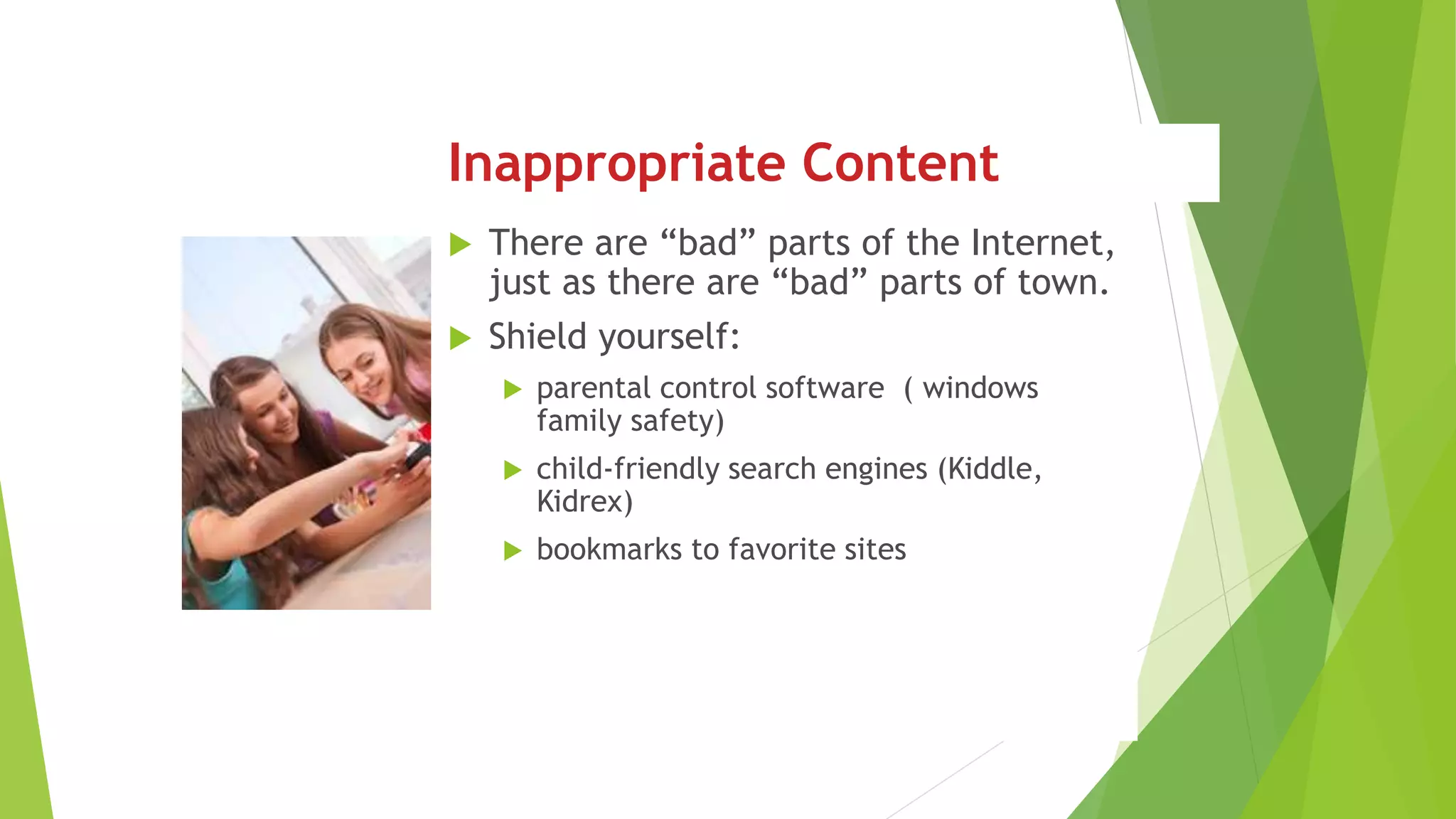 Cybersecurity for children | PPTX