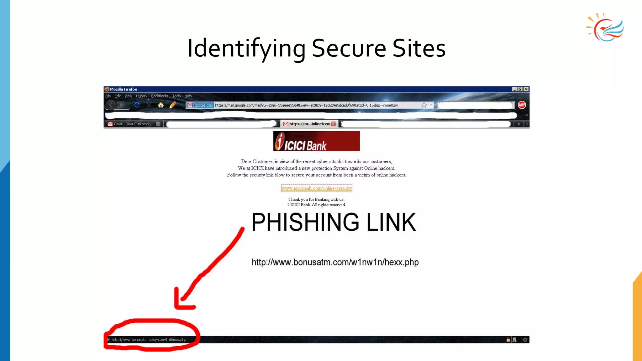 Identifying Secure Sites
 