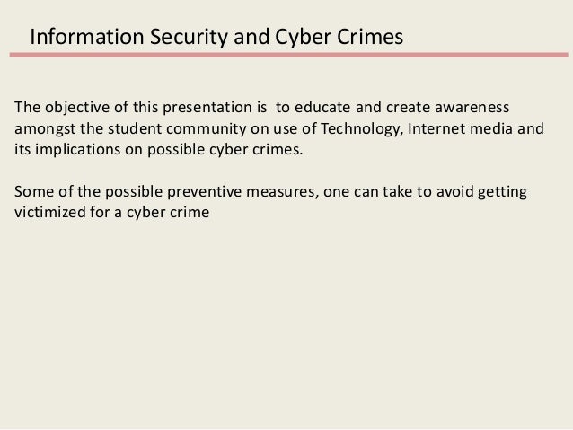 Security awareness program presentation design