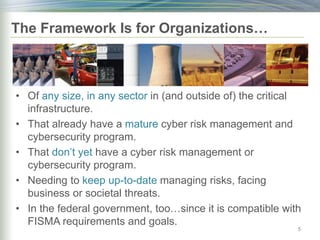 Cybersecurity Framework Webinar 2017 Pptx