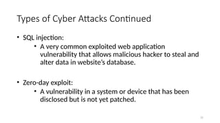 Cyber Security Fundamentals and Ethical hackingpptx | PPTX