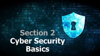 Section 2
Cyber Security
Basics
 