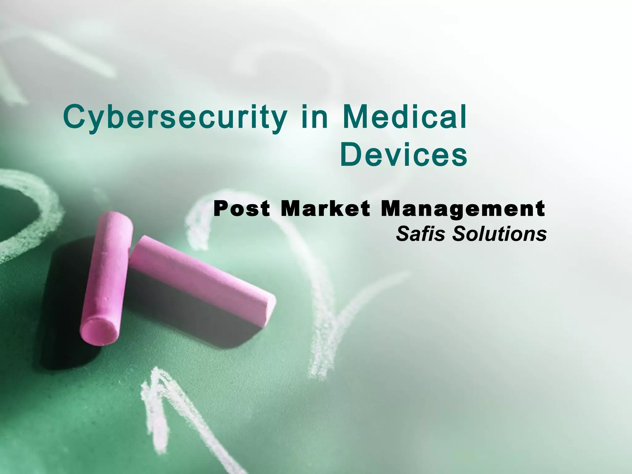 Cybersecurity in medical devices | ODP