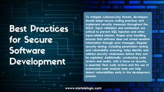 Cybersecurity in Modern Software Development Ensuring Security in Every ...