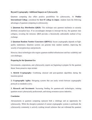 Cybersecurity in the Age of Quantum Computing Challenges and Prospects.docx