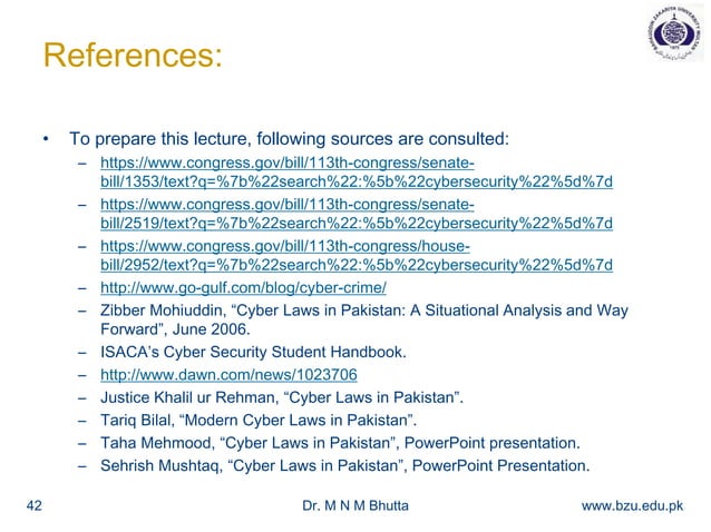 Cyber Security Laws