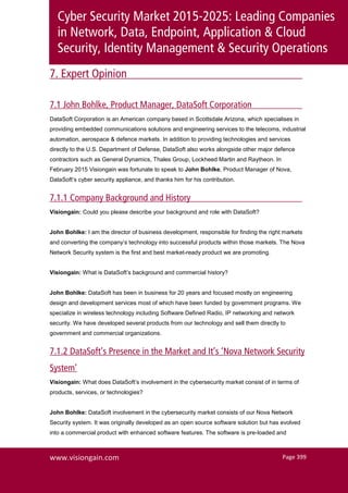 Cyber Security Market 2015-2025 | PDF