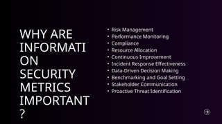 Cybersecurity Metrics + KPIs You Must Track in 2025 | PPTX