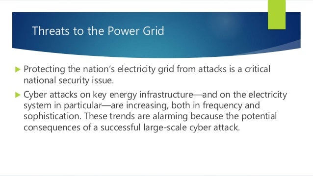 Cyber Security of Power grids