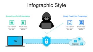 Infographic Style
Internet
Easy to change
colors, photos
and Text.
Easy to change
colors, photos
and Text.
Simple PowerPoint Presentation
Simple PowerPoint Presentation
Easy to change
colors, photos
and Text.
Easy to change
colors, photos
and Text.
You
 