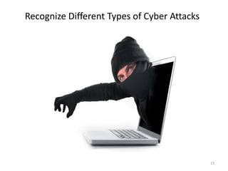 Recognize Different Types of Cyber Attacks
13
 
