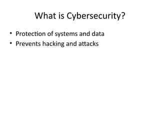 Comprehensive Guide to Cybersecurity: Protecting Your Digital World | PPTX
