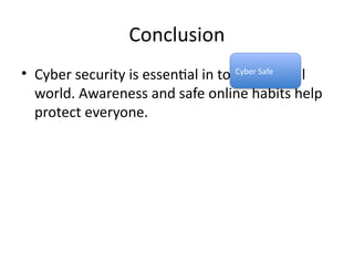 Comprehensive Guide to Cyber Security: Protecting Your Digital World | PPTX