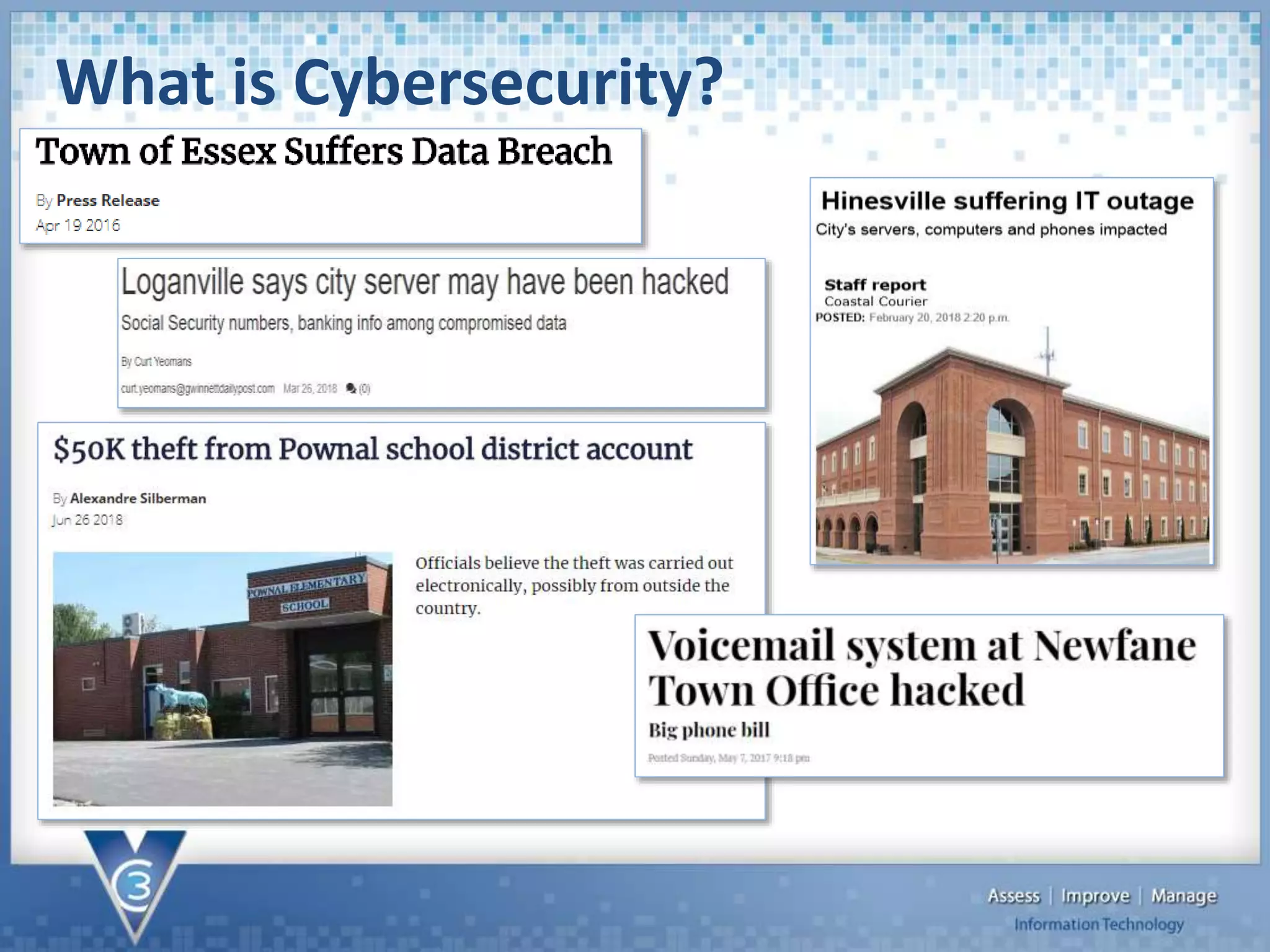 What is Cybersecurity?
 