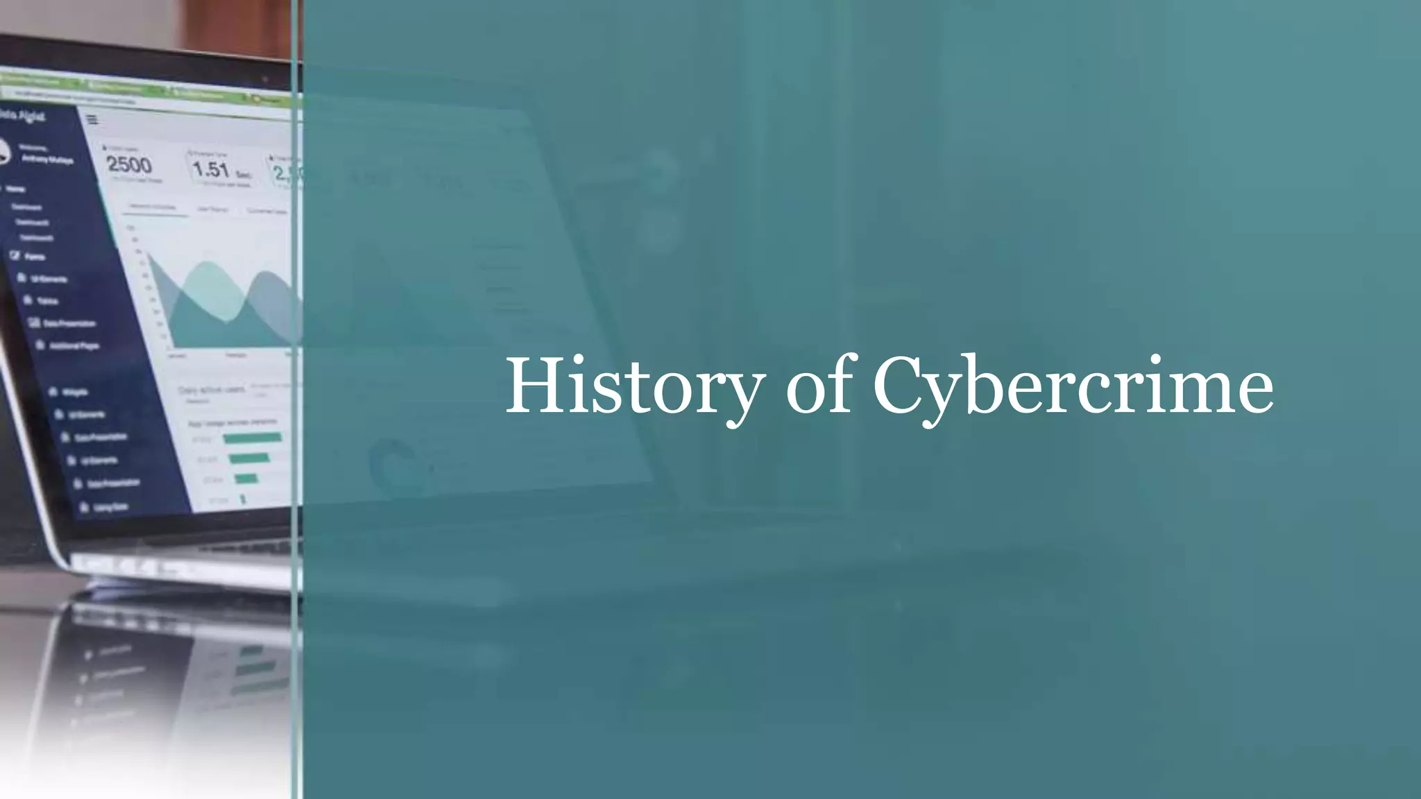 History of Cybercrime
 