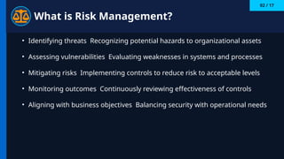 Cybersecurity Risk Management Using ISO 27002 Security Controls ...