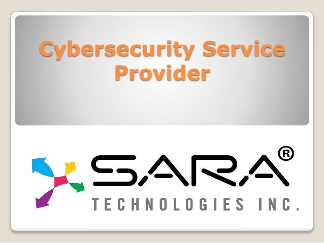 Cybersecurity Service
Provider
 