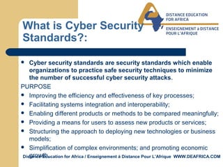 Cyber security standards | PPT
