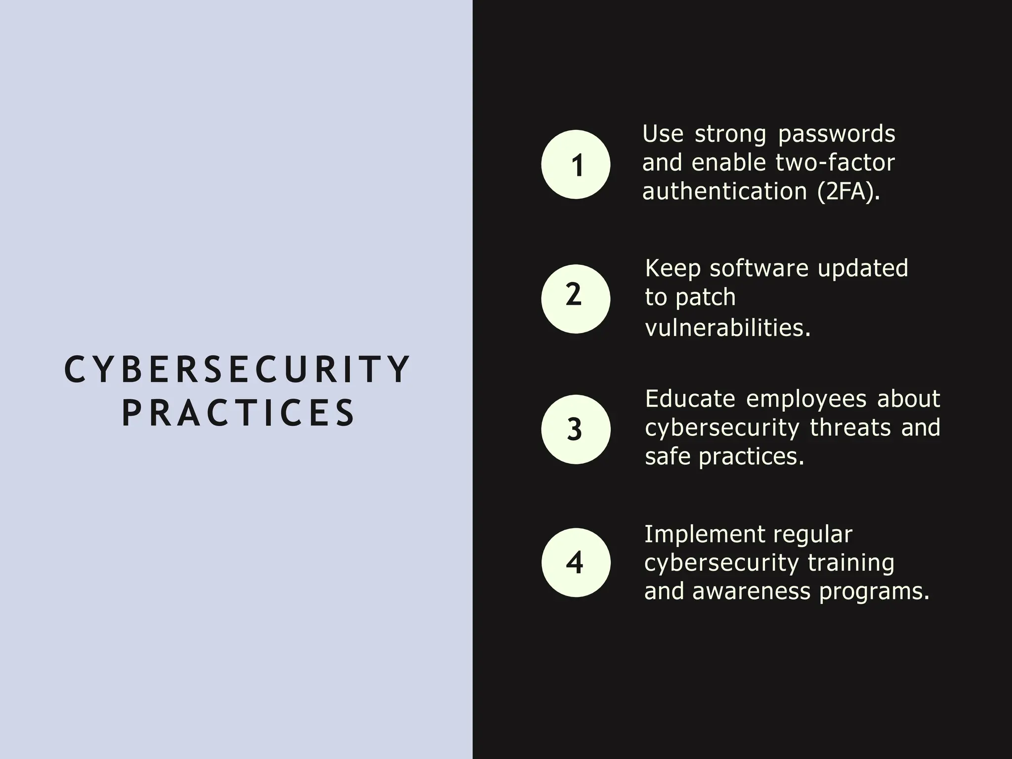 Cybersecurity Threats and Cybersecurity Best Practices | PPT