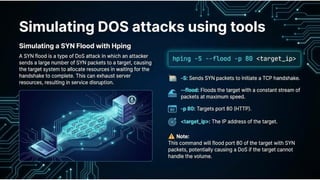 NMAP & Linux tools Demo which has details on nmap and other linux tools ...