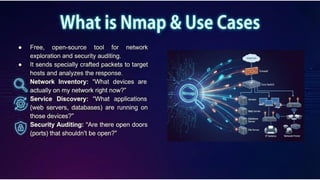 NMAP & Linux tools Demo which has details on nmap and other linux tools ...