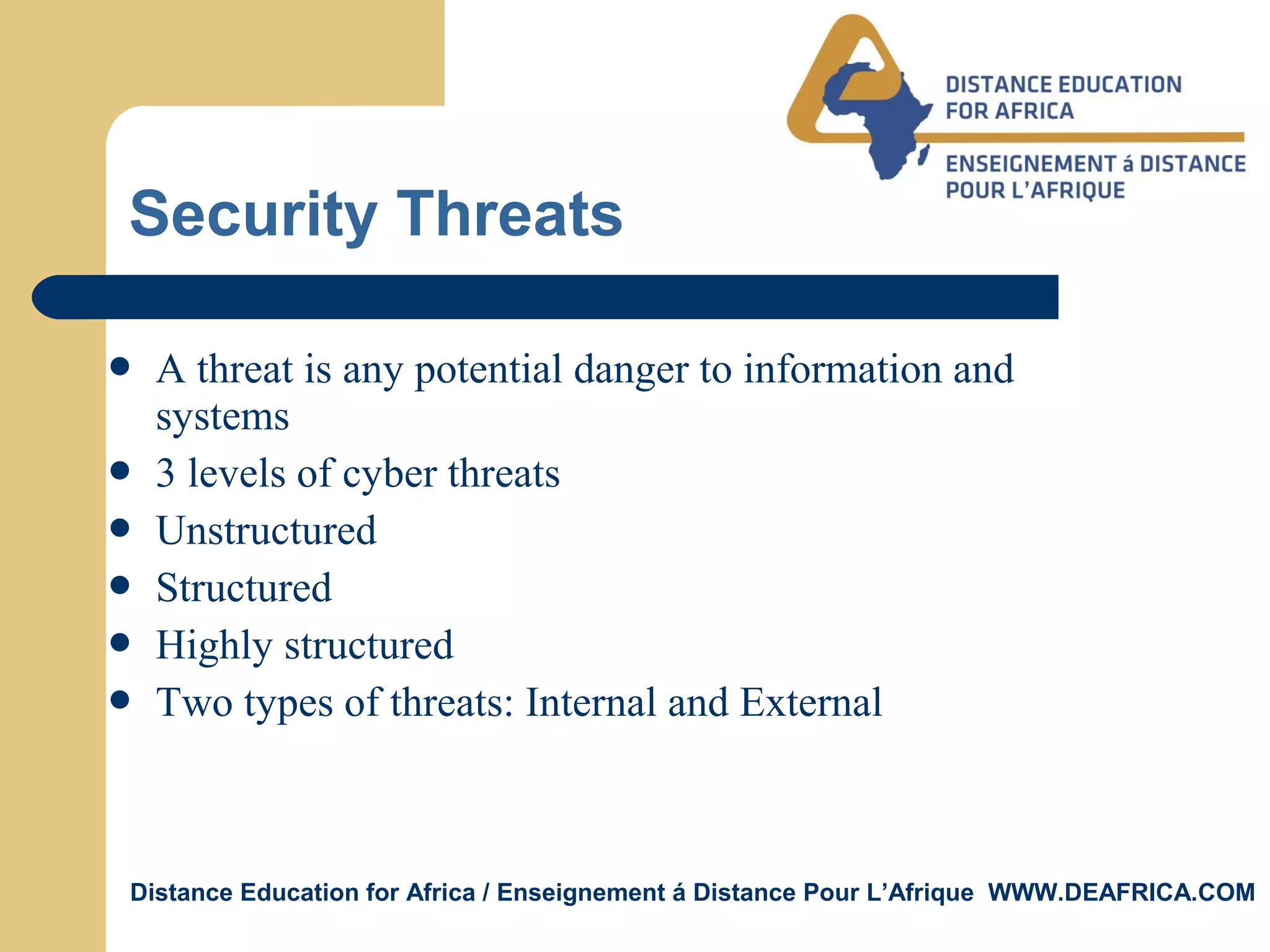 Cyber security vs information assurance | PPT