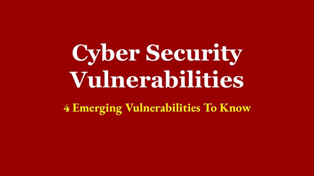 cyber-security-vulnerabilities