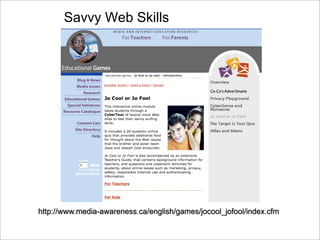 Savvy Web Skills
 
