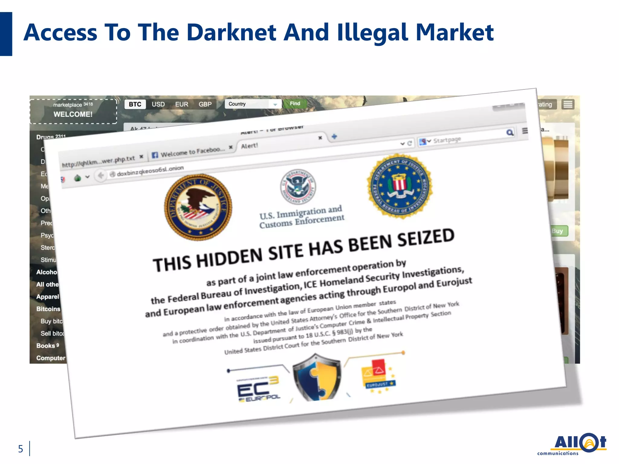 Access To The Darknet And Illegal Market
5
 