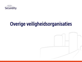 Overige veiligheidsorganisaties
 