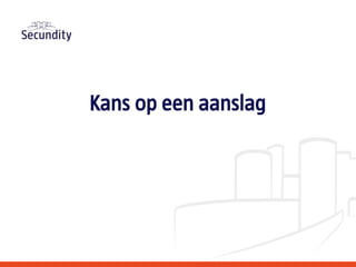 Kans op een aanslag
 