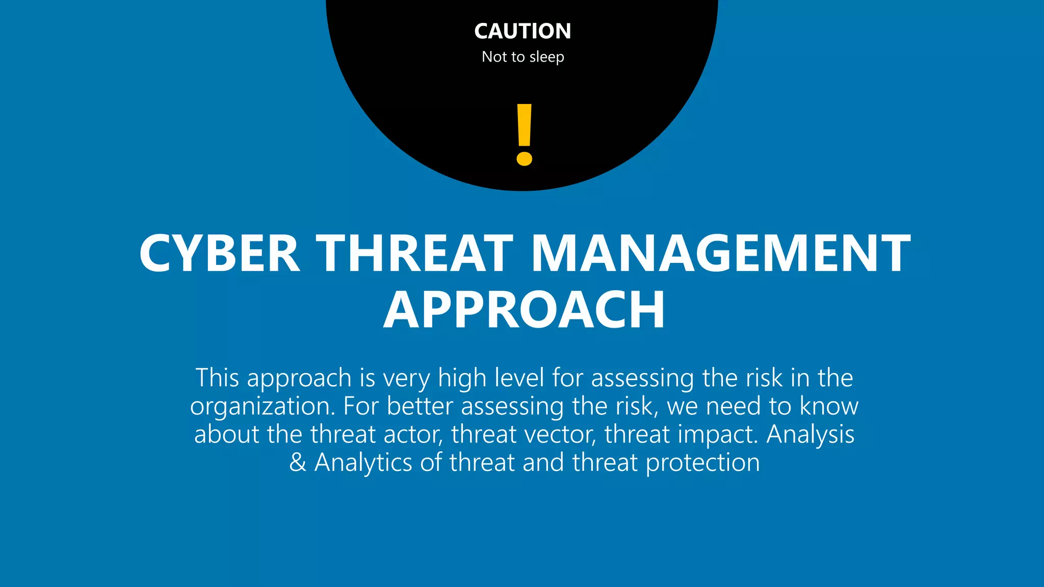 Cyber Threat Management | PPTX
