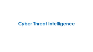 Cyber Threat Intelligence
 
